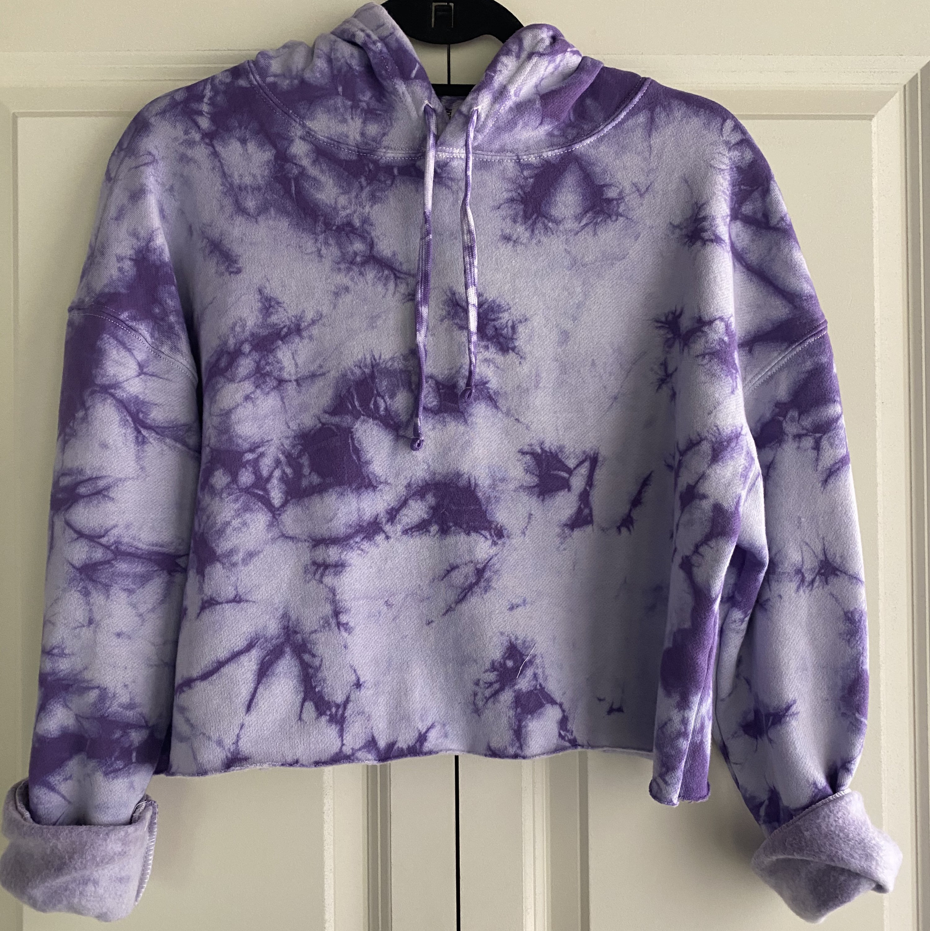 【SATIIIZ】Hysteric Dyeing Crop Hoodie Oasis Dying Crop Hoodie - satiiiz