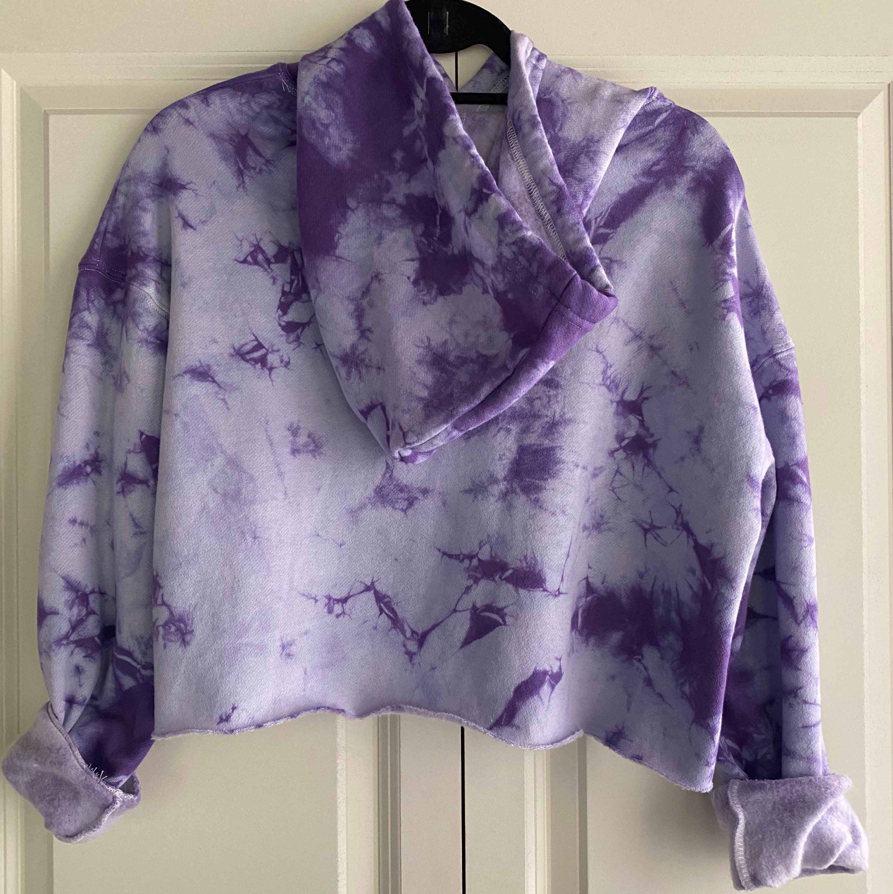 【SATIIIZ】Hysteric Dyeing Crop Hoodie Oasis Dying Crop Hoodie - satiiiz