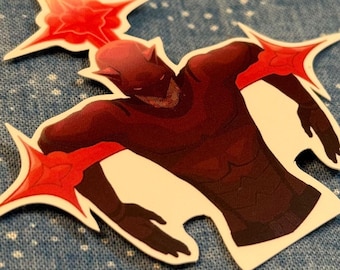 Daredevil Cross 3" Vinyl Sticker