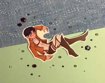 Pegatina de Levi Ackerman