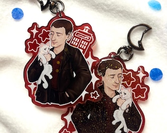 Ninth Doctor Epoxy Keychain