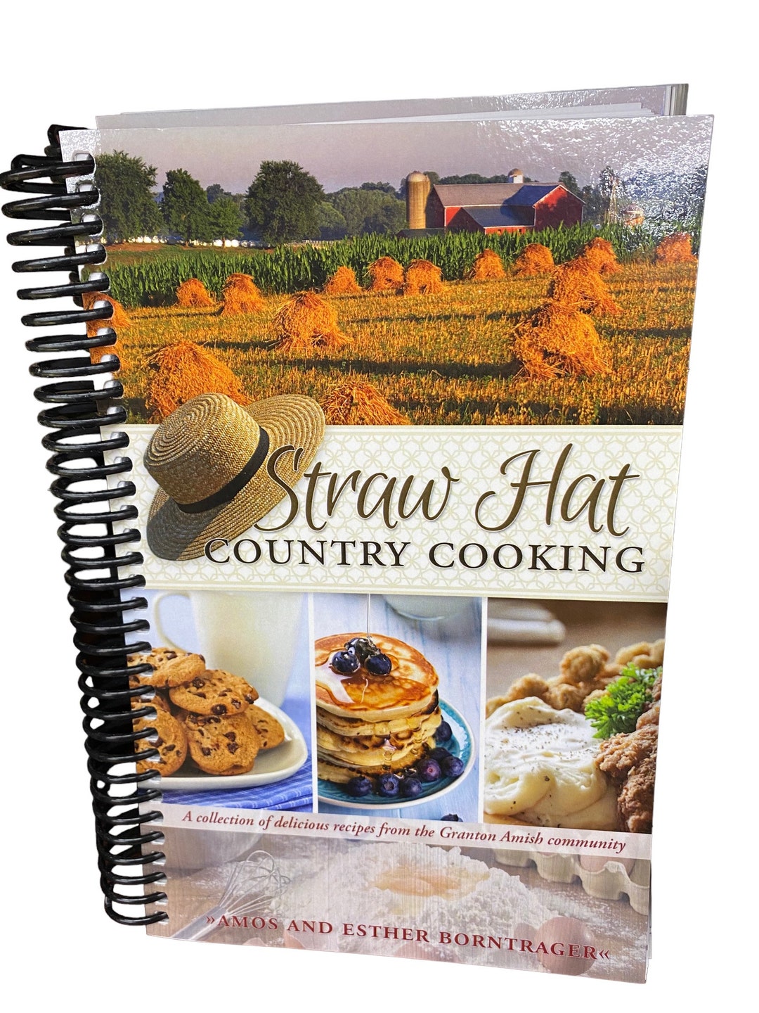 Country Cookbook Graphics Straw Hat Country Cookbook - Etsy