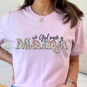 Custom &quot;So God Made Me&quot; Shirt - Light Pink Adult Tee