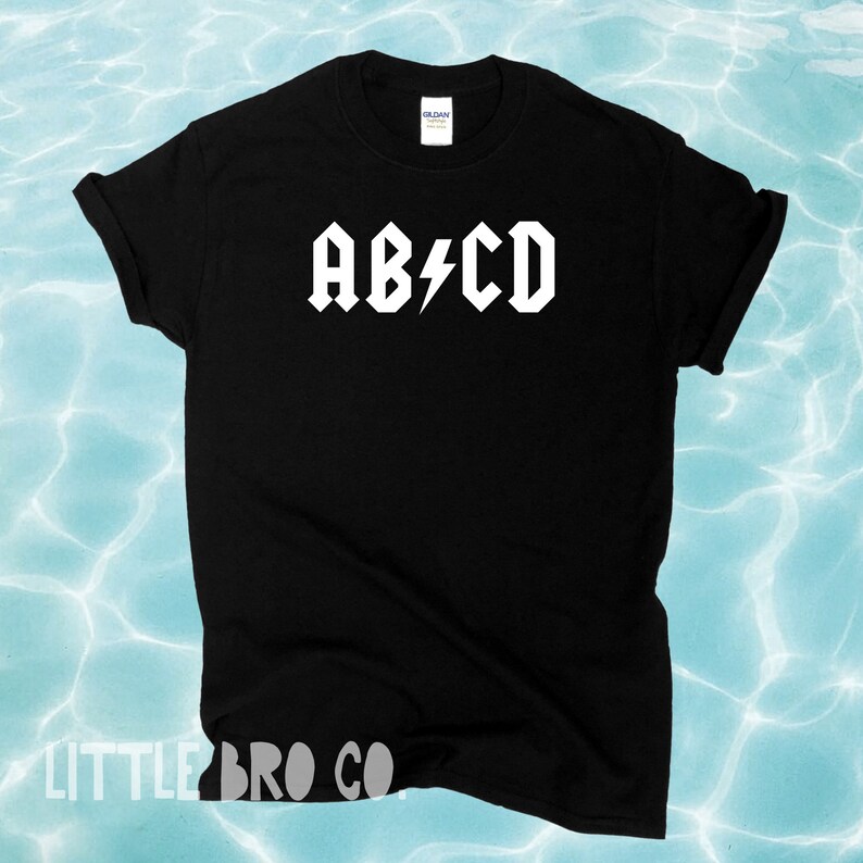 ABCD | Graphic Band T Shirt - Etsy