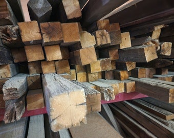 Reclaimed wood 4x4 table legs (36in) 4 pack