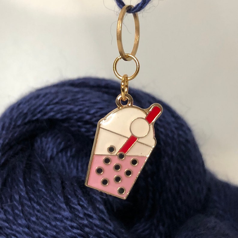 NO SNAG Bubble Tea Stitch Marker Progress Keeper Etsy UK