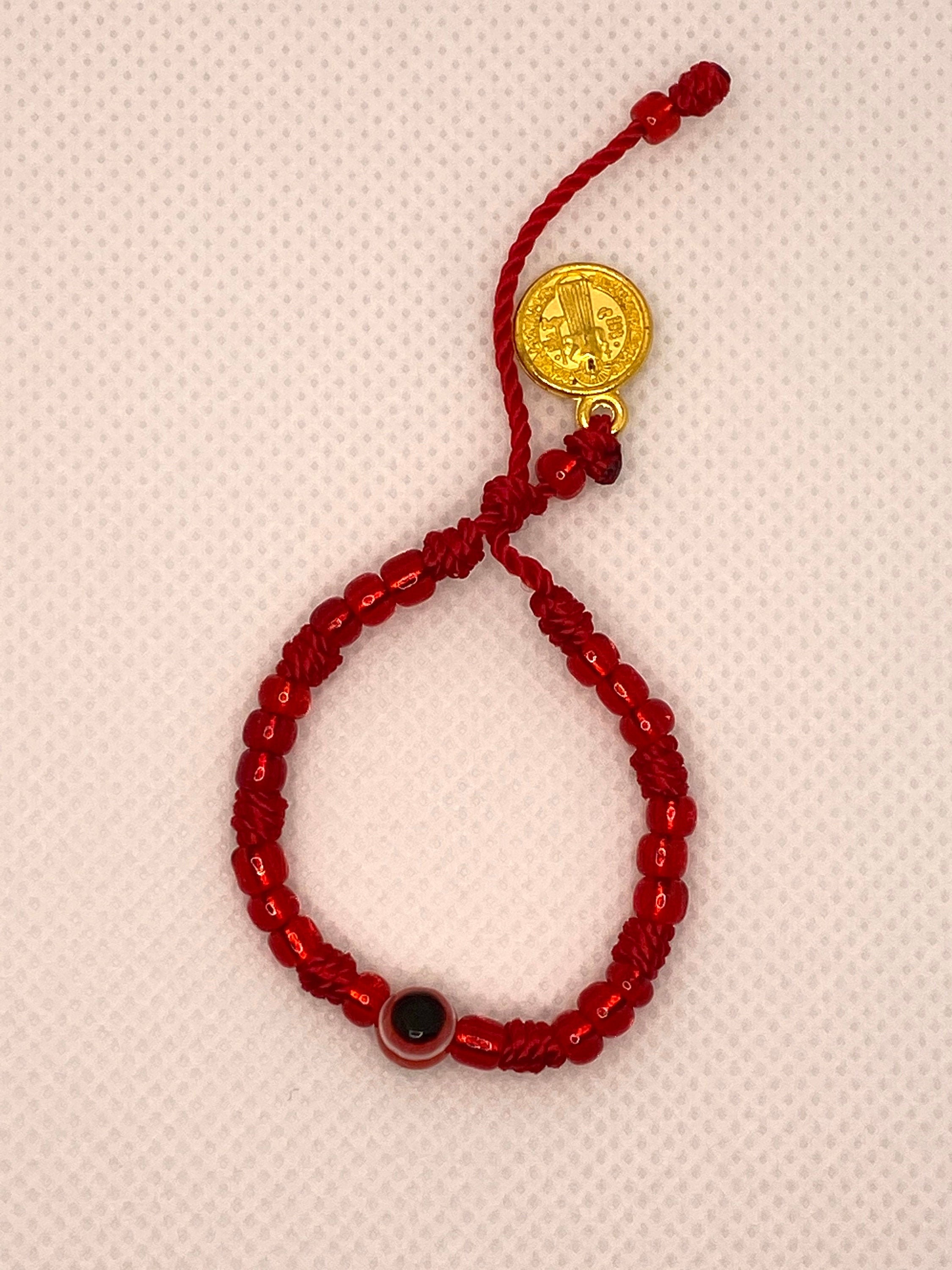 Pure Silver Om Swarovski Red Rope Bracelet – Matree by Neha Wahi, Red  Thread Bracelet - valleyresorts.co.uk