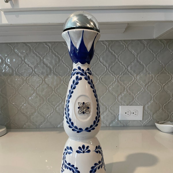 Tequila Clase Azul Ceramic Empty Bottle Etsy