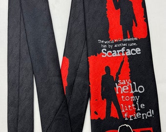 Scarface Quotes Vintage Necktie - Handmade - Tony Montana Tie