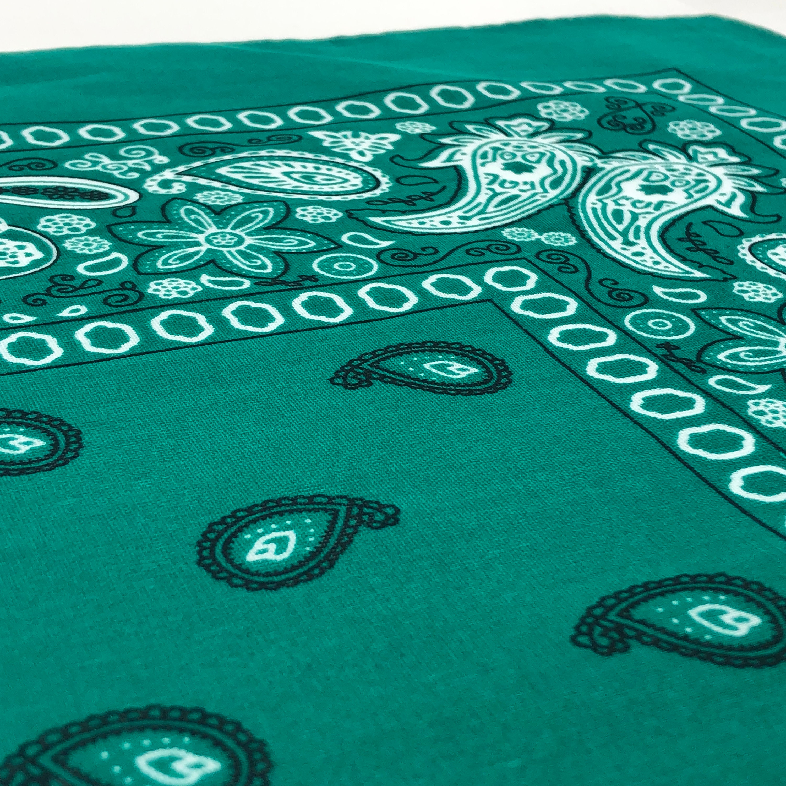 4 Pack Teal Bluegreen Bandanas 100 Cotton Bandanas for DIY Etsy