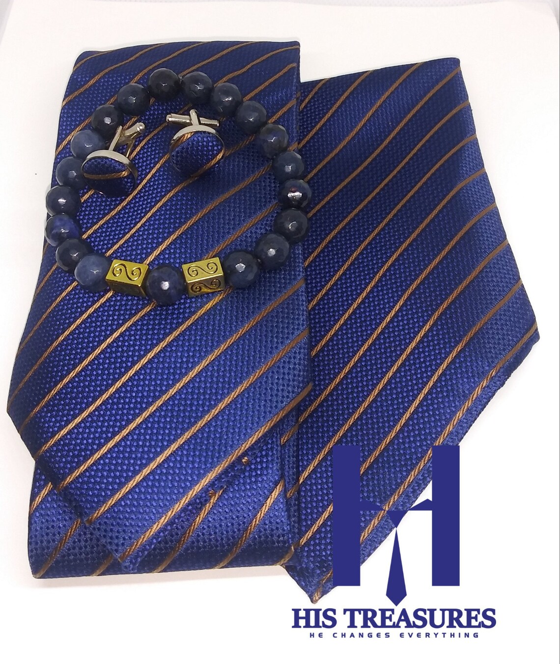 gold tie set