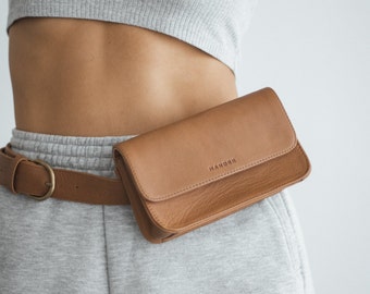 Leather Belt Bag - Etsy