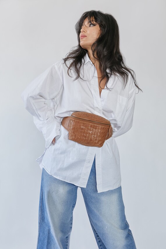 Woven belt bag deals