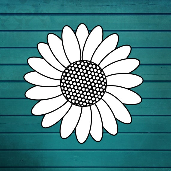 Download Sunflower Svg Png Clipart Flower Svg Files For Cricut Etsy