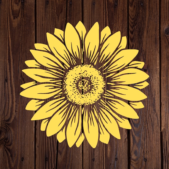 Download Sunflower Svg Png Clipart Flower Svg Files For Cricut Etsy
