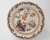 MASONS IRONSTONE - ENGLAND - Hand Painted - Pagoda - Vibrant Imari Pattern Plate
