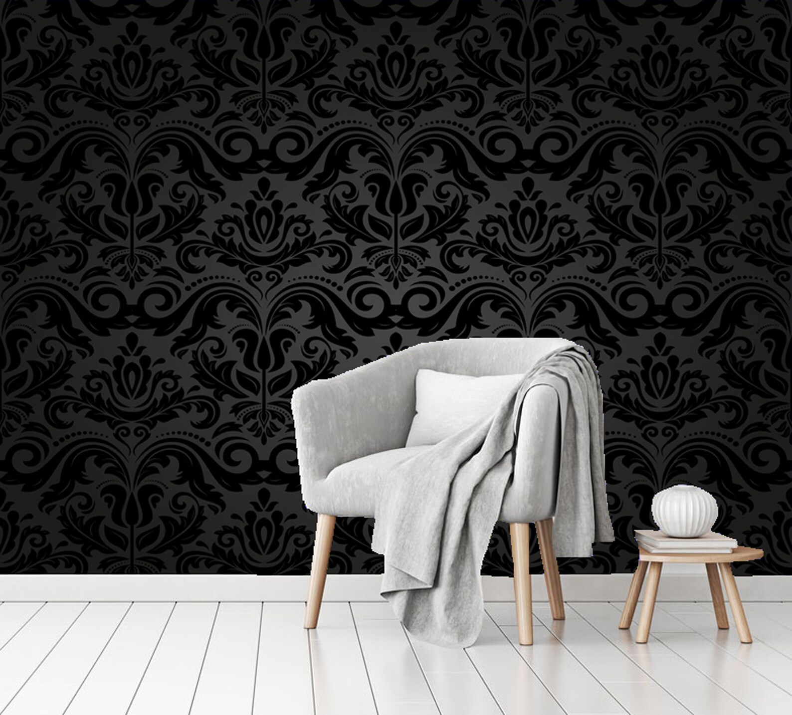 Peel and Stick Luxury Wallpaper Removable Wall Mural Etsy