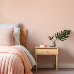 Pink Removable Wallpaper, Abstract Wallpaper, Temporary Wallpaper, Minimalistic Wallpaper, Peel and Stick Wallpaper, Boho