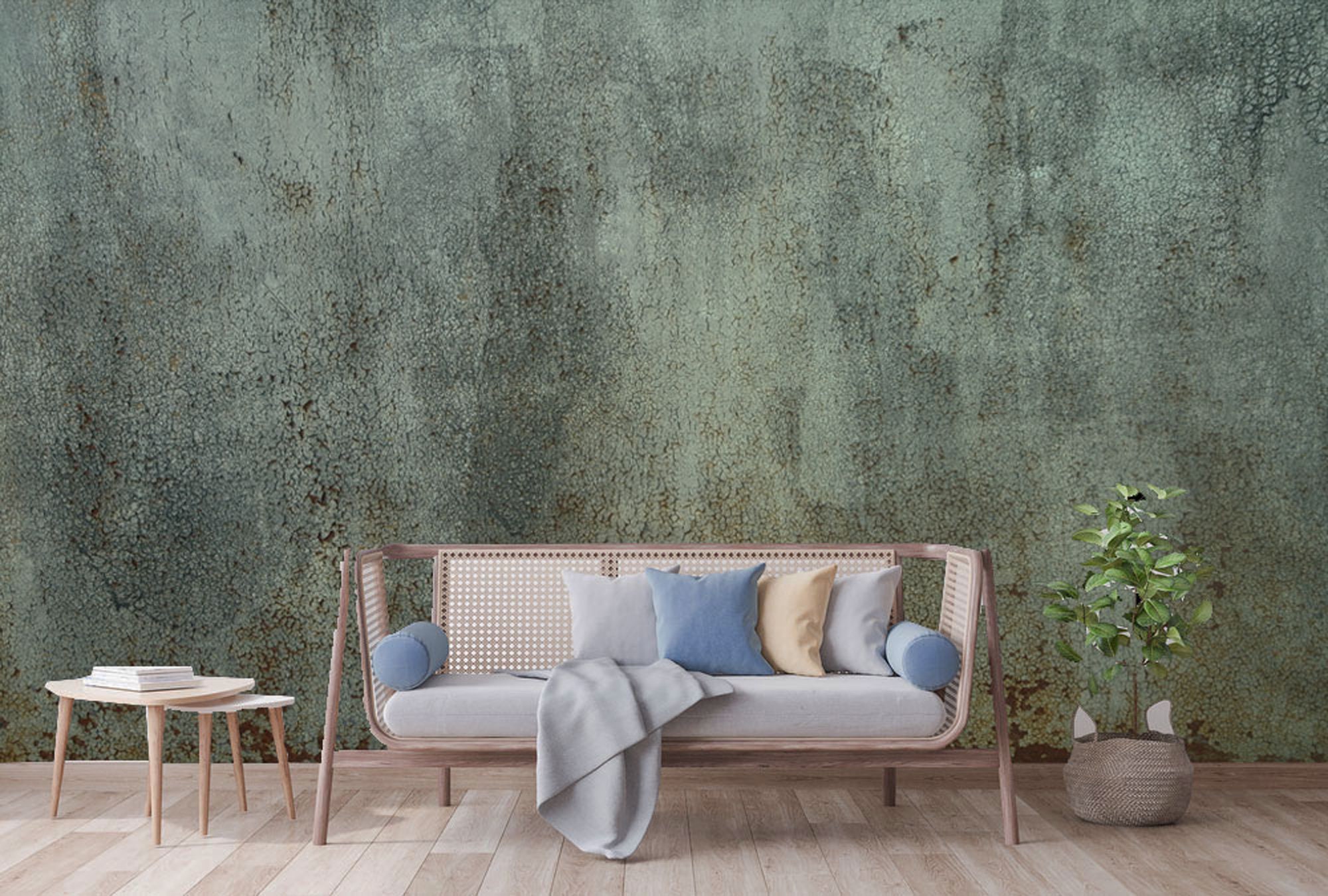 Concrete wallpaper plaster peel and stick decorative Etsy