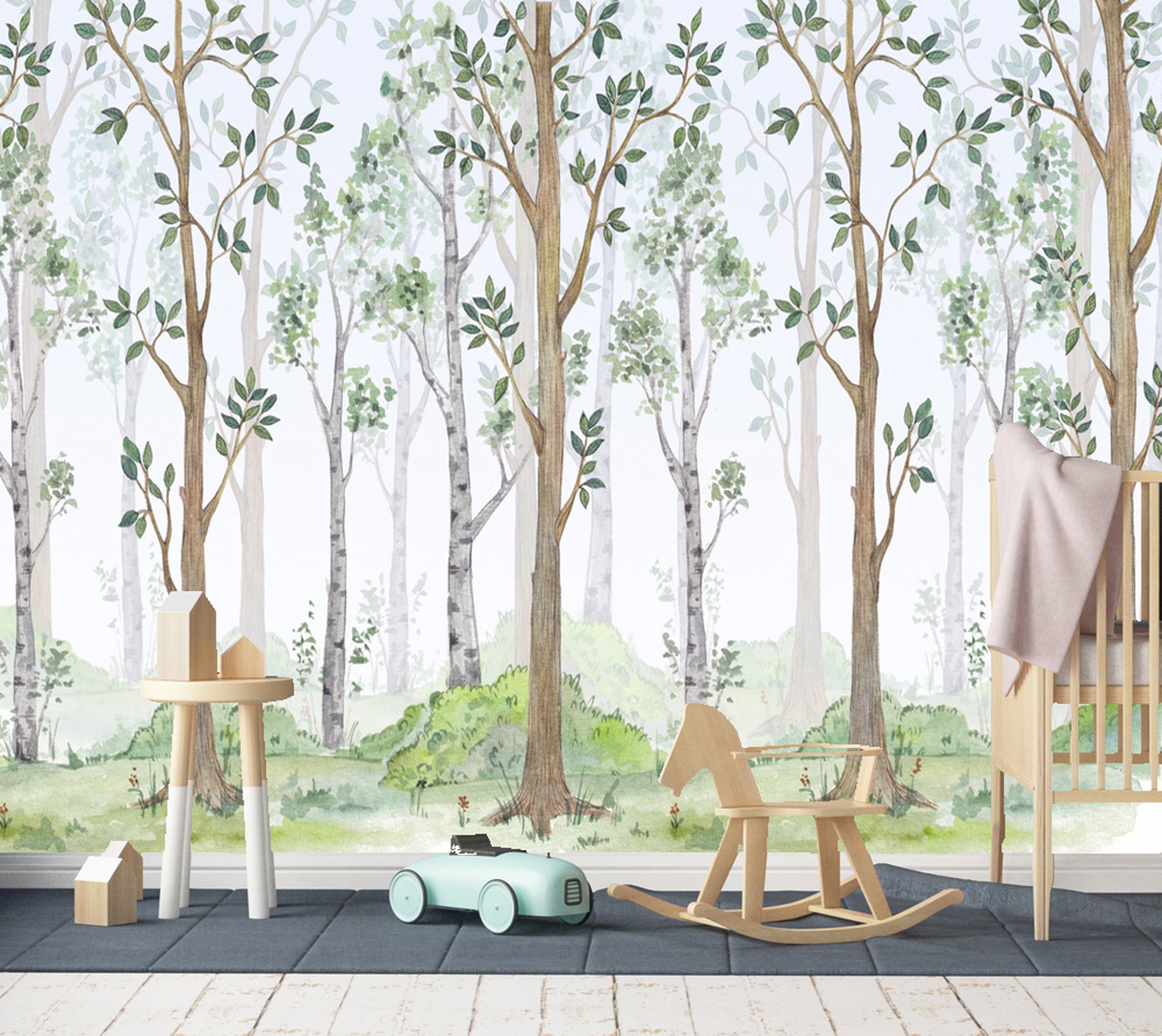 Whimsical Woodland Inspired Nursery for Baby Girl  Caitlin De Lay