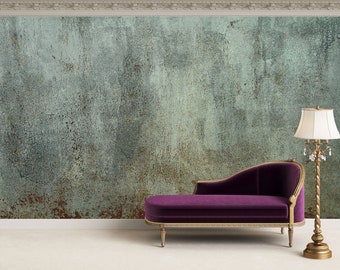 Concrete wallpaper, plaster peel and stick decorative wallpaper, removable