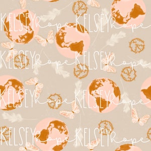 Gray Earth Day Pretty Boho Chic Pampas Grass Spring Collection SEAMLESS PATTERN Hand Illustrated. Diseño Digital. Ropa Papel Tela.