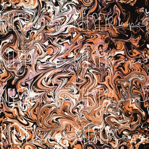 Halloween Mixed Paint Seamless Design File Pattern Fabric Paper Orange Black and White