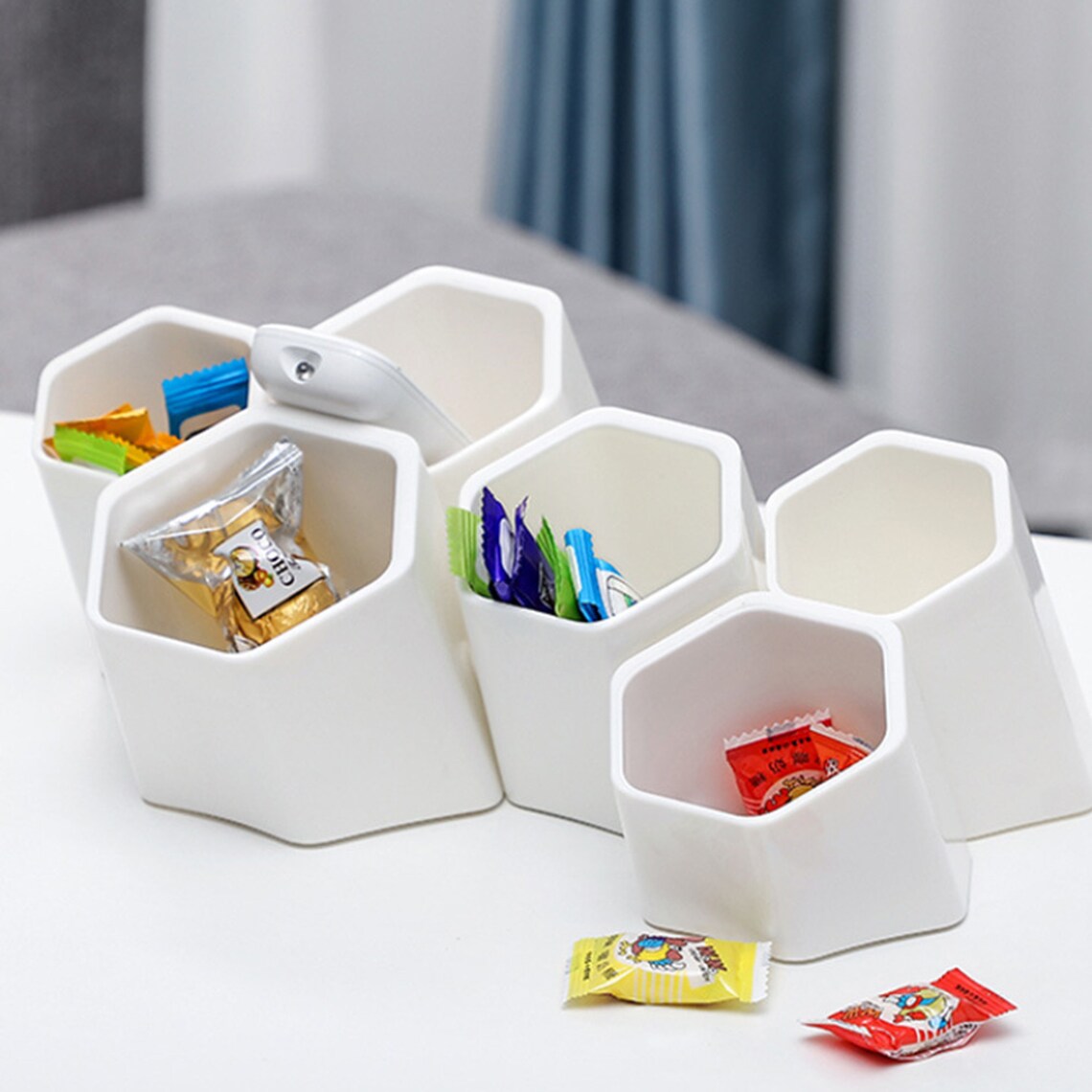 Hexagonal Pen Holder Combination Pen Holder Minimalist Etsy