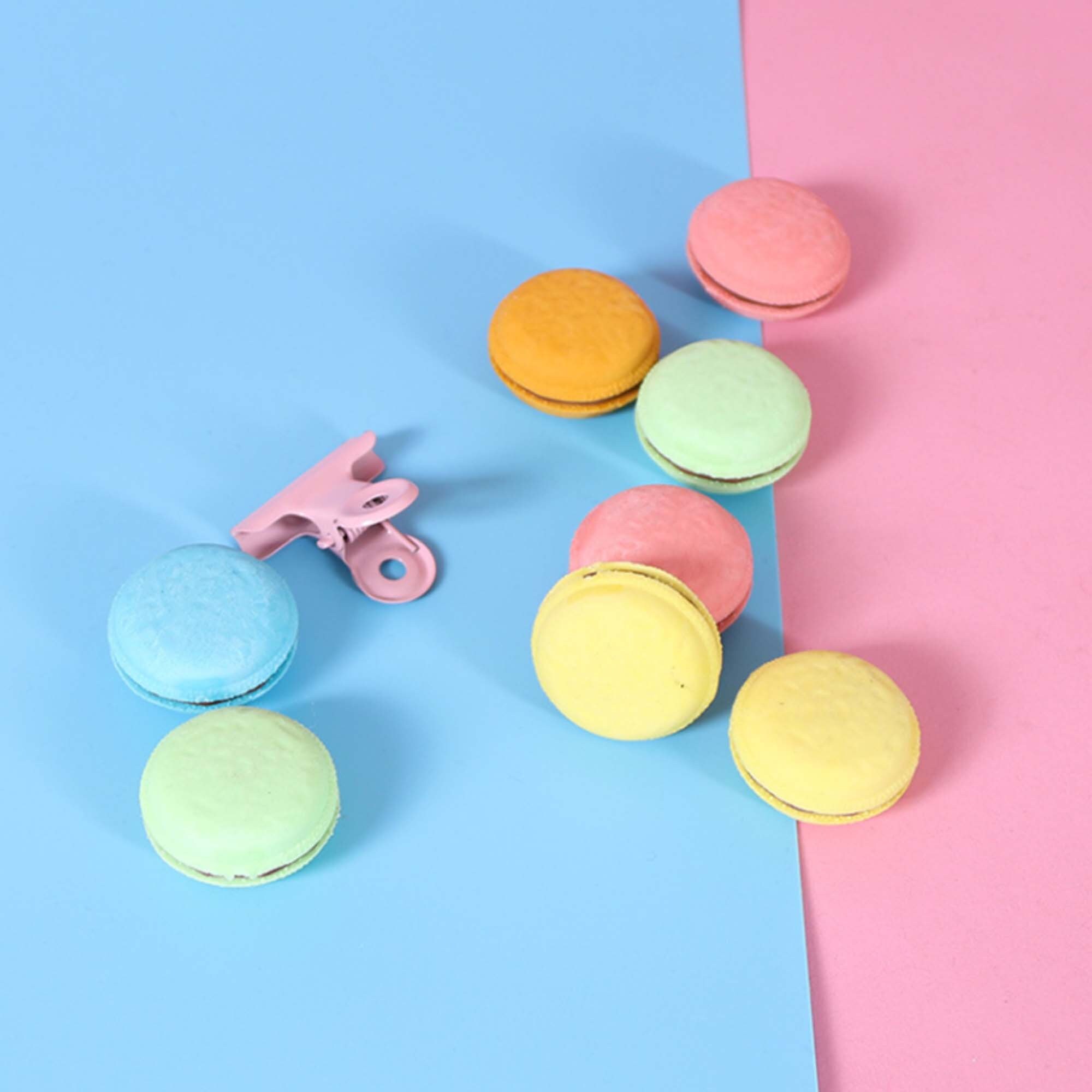 Macaron Erasers 1 Box of 5 Erasers Cute Creative Erasers Etsy