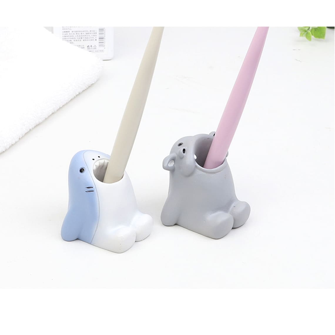 Cartoon Animal Pen Holder Cute Pen Holder Pencil Holder Etsy