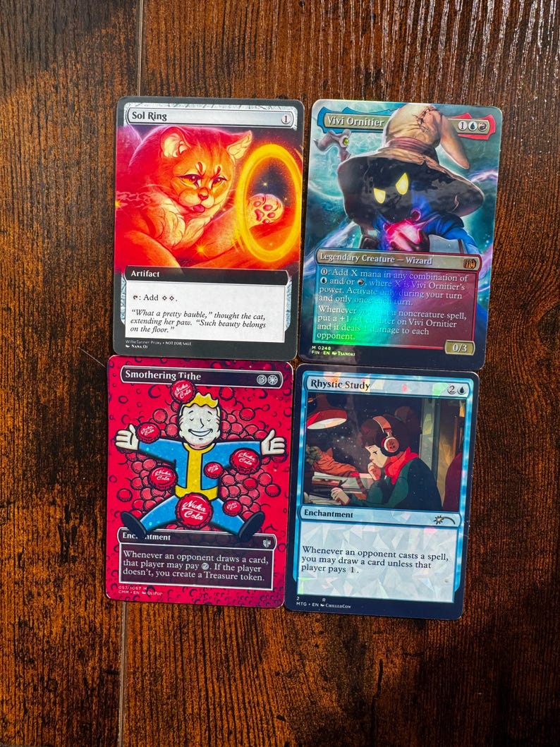 Custom Magic the Gathering Trading Cards - Etsy