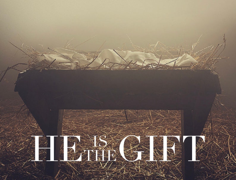 He is the Gift LDS Christmas Handout Christian Handout image 1