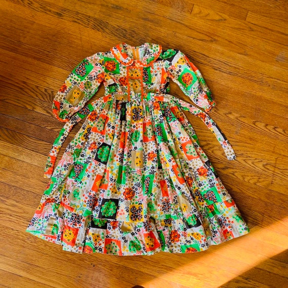 Magical 60s Children's Peasant Dress