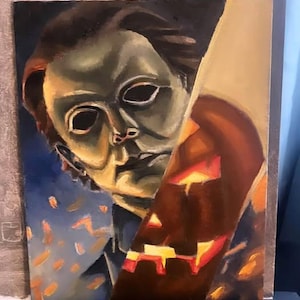 Michael Myers Halloween Oil Painting
