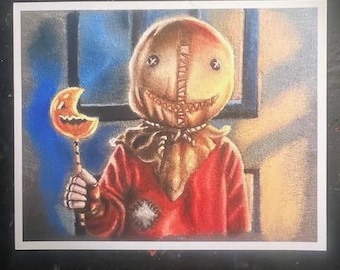 Sam Trick Or Treat Art Print