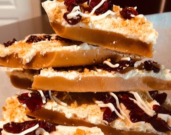 Cranberry Orange Butter Toffee (One Pound)