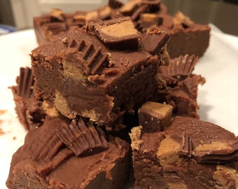 Chocolate Peanut Butter Cup Fudge (One Pound)