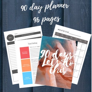 90 Day Planner Template Printable