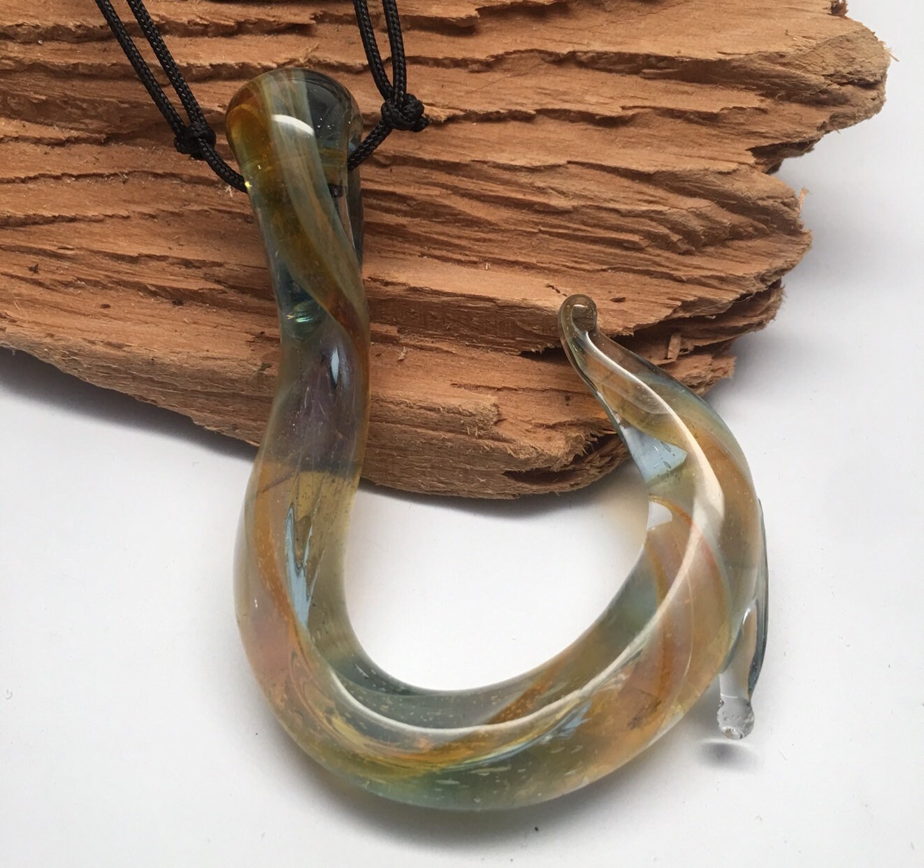 Makau Pendant-fish Hook Pendant-wooden Fish Hook Necklace-hawaiian Fish  Hook-necklace-jewelry-makau Jewelry 