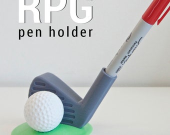 Portapenne/matita per mazza da golf personalizzabile