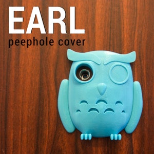3D Printed Owl Peephole Cover