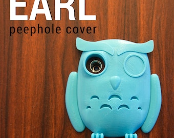 3D Printed Owl Peephole Cover