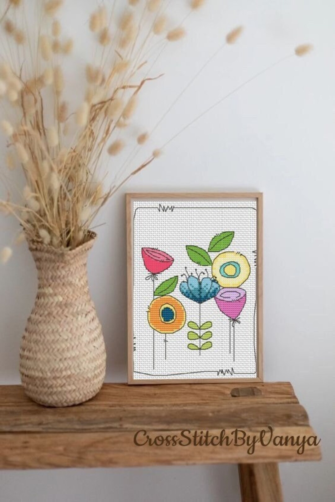 Wild Flowers # 2 Floral Cross Stitch Pattern Garden Pdf Pattern Plants ...