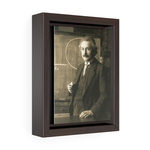 Albert Einstein 1921 Tour Vienna Lecture Canvas Wrap image 1