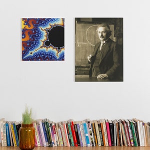 Albert Einstein 1921 Tour Vienna Lecture Canvas Wrap image 4