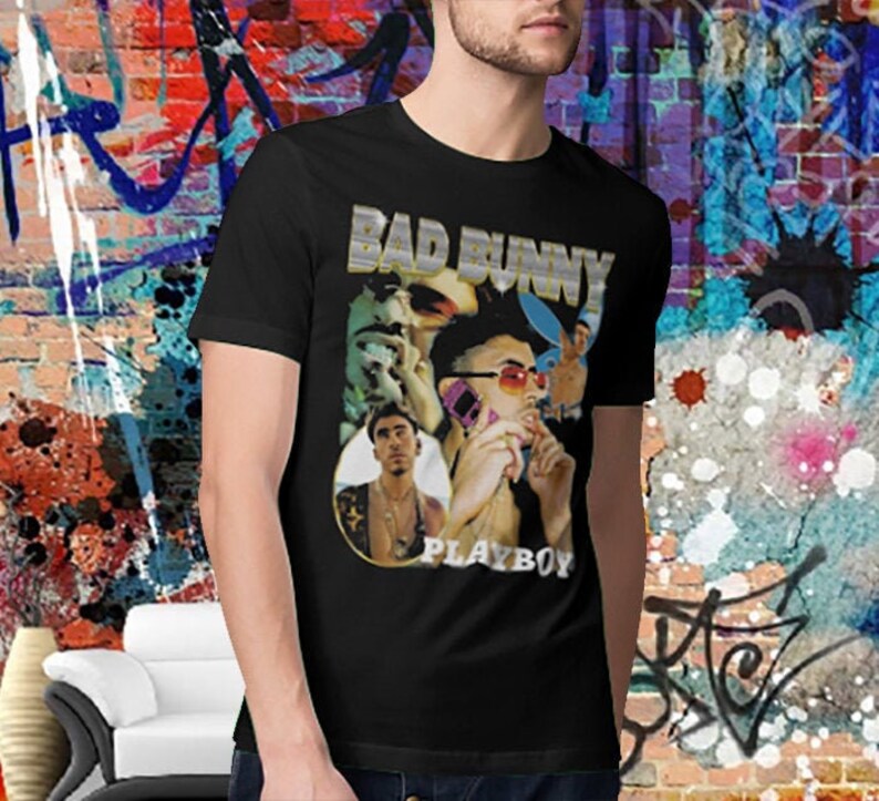 Playboy Bad Bunny Unisex T Shirt | Etsy