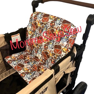 KEENZ MTO Groovy Pups Seat Covers Stroller Wagons, Strollers, padded seat covers, Hippie Pointer pups