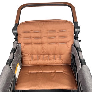 W4 Ready to Ship Caramel Color Solid Wagon seat Cover, Wonderfold W4 seat Cover