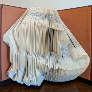 Book Folding Pattern - DRAGON