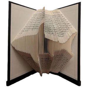 Shark Book Folding Pattern, 192 Folds | Beginner Friendly Book Art | Shark Lover Gift, Kids Room Decor, Ocean DIY | PDF Instant Download